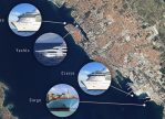 The evolution of Zadar Port in the last ten years.